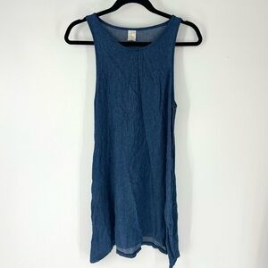 North Of West Denim Chambray Sleeveless Organic Made in USA Essential Dress
